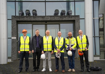 F.v. Eggert Benedikt Guðmundsson, Sævar Freyr Þráinsson, Árni Hrannar Haraldsson, Neil Gray, Ólafur Teitur Guðnason og Gary Gillespie. © Jóhanna Rakel