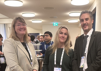 Lilja Tryggvadóttir verkefnastjóri COMPASS, Hera Grímsdóttir framkæmdastýra Rannsókna og nýsköpunar hjá Orkuveitunni og Philippe Dumas hjá EGEC.