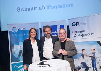 Inga Dóra Hrólfsdóttir, Dagur B. Eggertsson og Bjarni Bjarnason