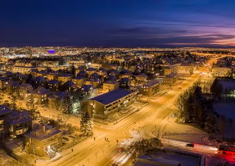 Reyjavík að vetrarlagi