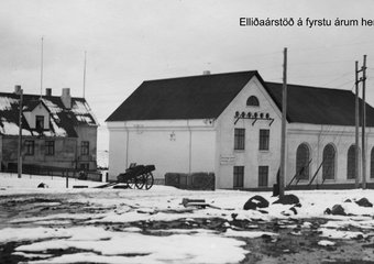 Elliðaárstöð á fyrstu árum hennar